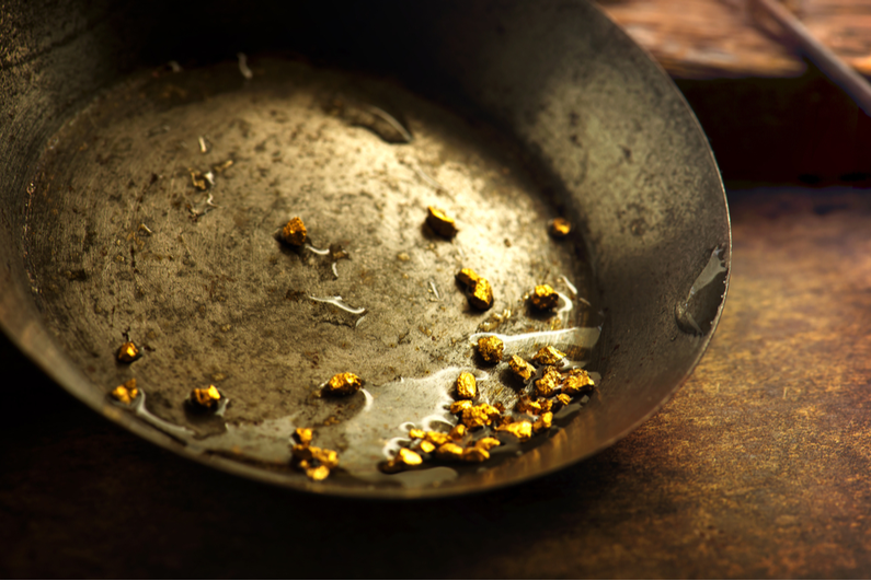 Panning for gold